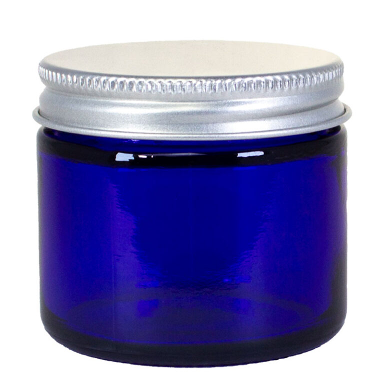 blue-glass-jar-with-aluminum-cap-essential-nature-inc